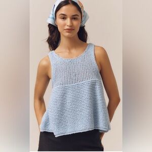 NWT Anthropologie Pilcro Swing Sweater Tank, sz M